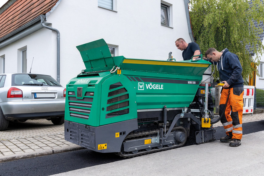 WIRTGEN GROUP reaches significant demand for VÖGELE's new mini paving