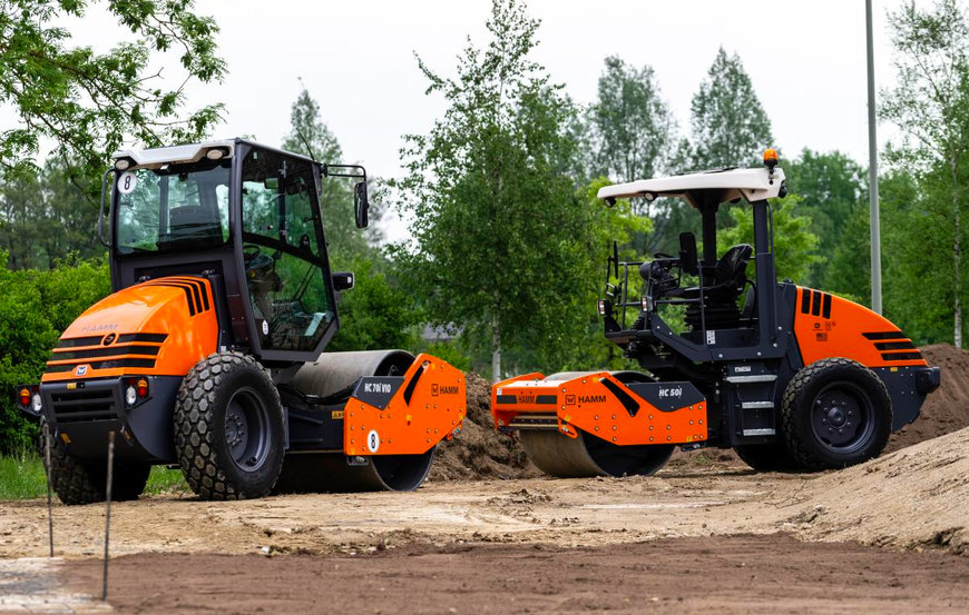 Wirtgen Group offers Hamm tandem rollers and compactors for rental