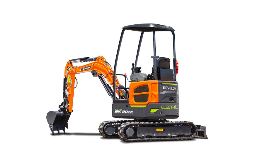 DEVELON Launches Updated Electric-Powered Mini-Excavator