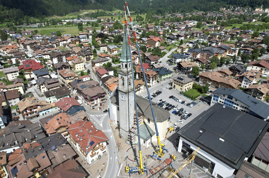 Manitowoc: Two Grove all-terrain cranes team up to repair historic Italian church
