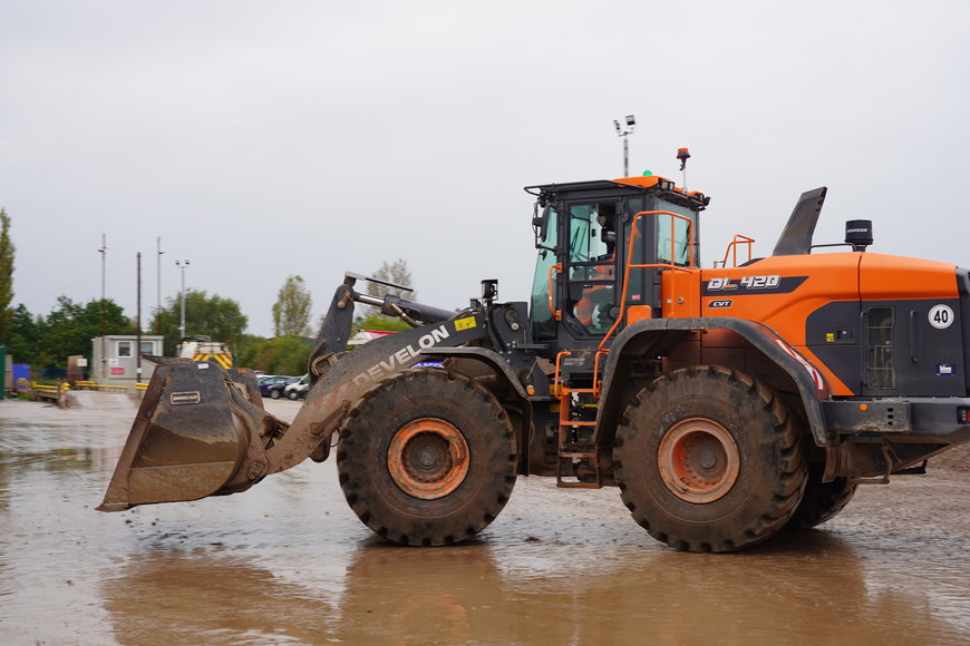 Develon Wheel Loaders Boost Fuel Saving and Safety at ASH Group